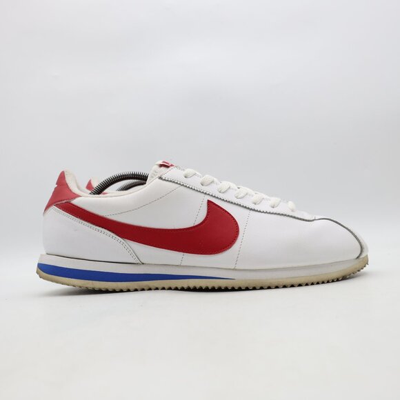 Nike Cortez Basic Leather OG Forrest Gump Men's Size 13 Sneaker White 882254-164